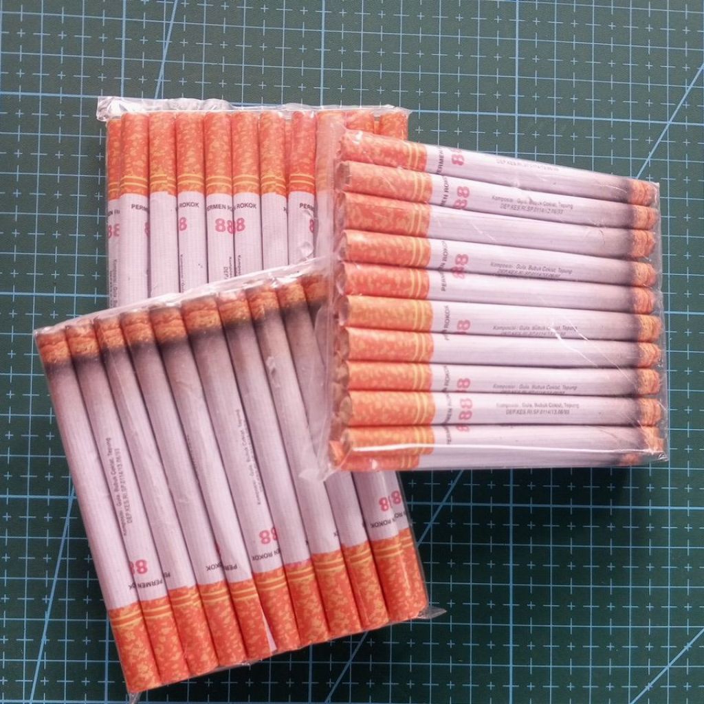 Jual permen rokok permen stik isi coklat, 1 pak isi 20pcs | Shopee ...