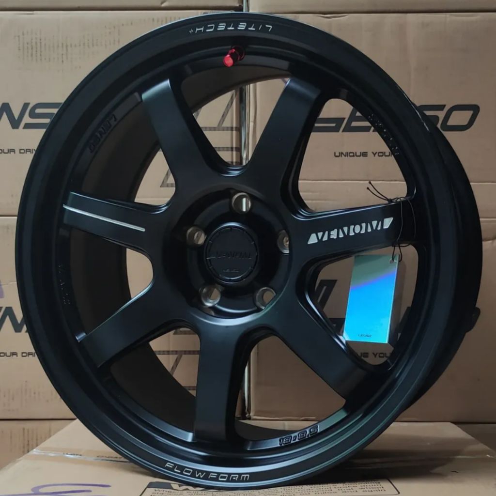 Jual velg lenso venom vt7 r18 original lenso Thailand lebar 8,5 velg ...