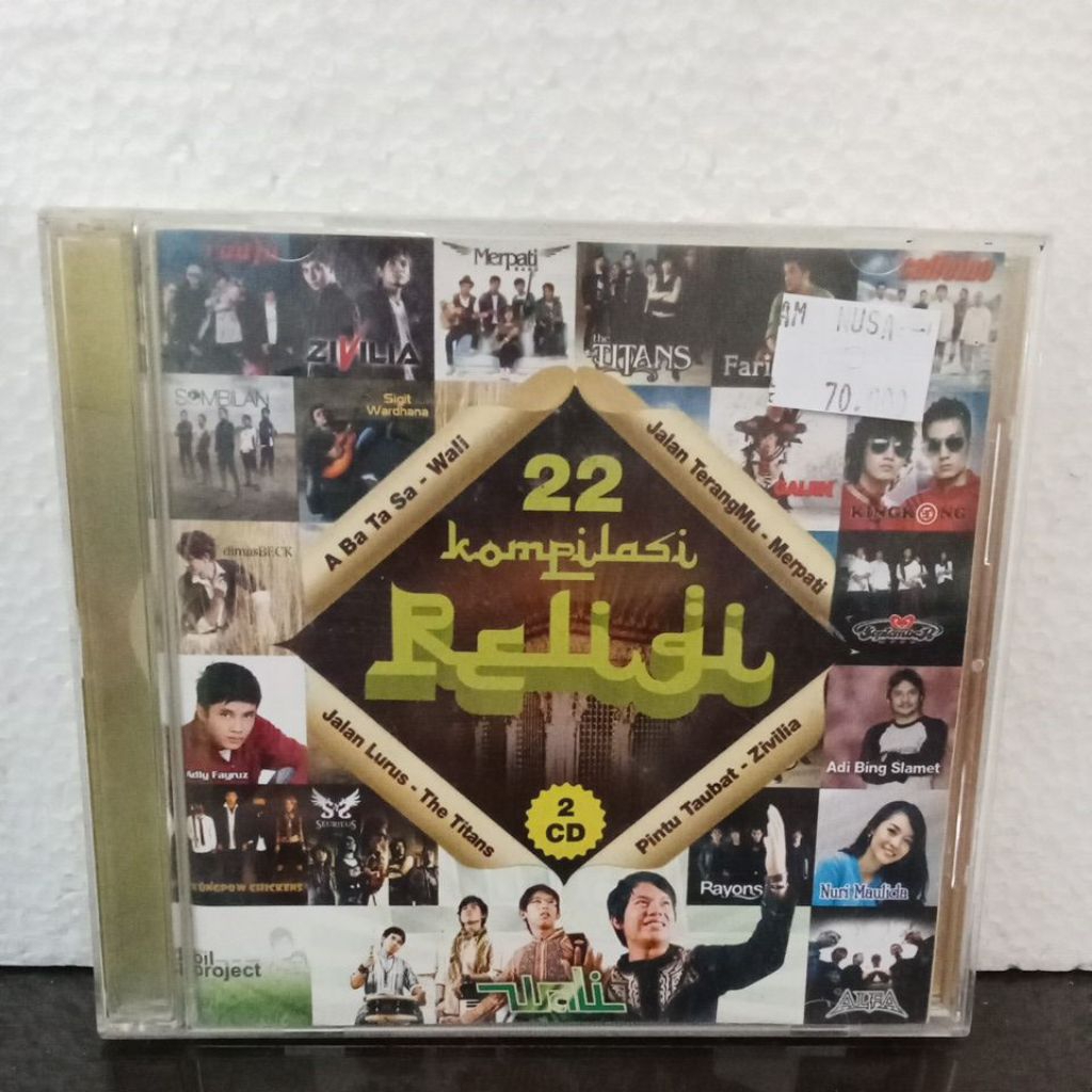 Jual CD Compact Disc 22 Kompilasi Religi (2 Plat) | Shopee Indonesia
