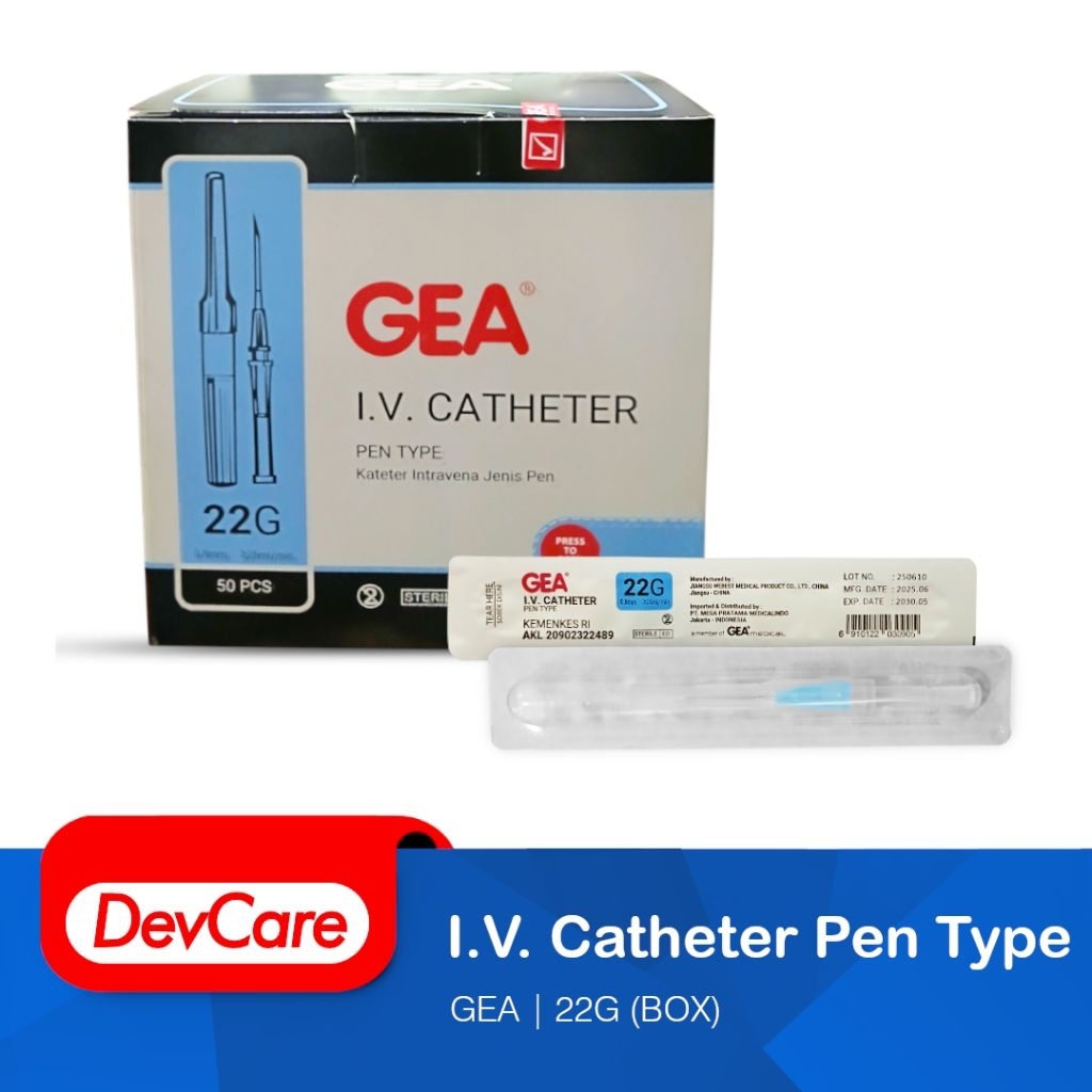 Jual IV Catheter Abbocath GEA 18G 20G 22G 24G 26G Box isi 50 Pcs Jarum ...