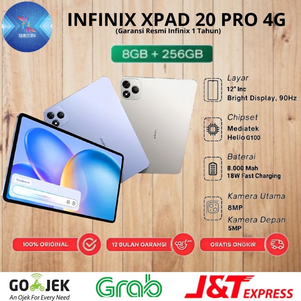 Jual INFINIX XPAD 20 PRO 4G RAM 8GB MEMORY 256GB 8/256GB GARANSI RESMI ...