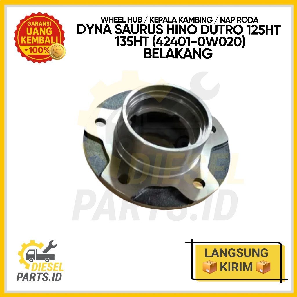 Jual Wheel Hub / Kepala Kambing / Nap Roda Dyna Saurus Hino Dutro 125HT ...