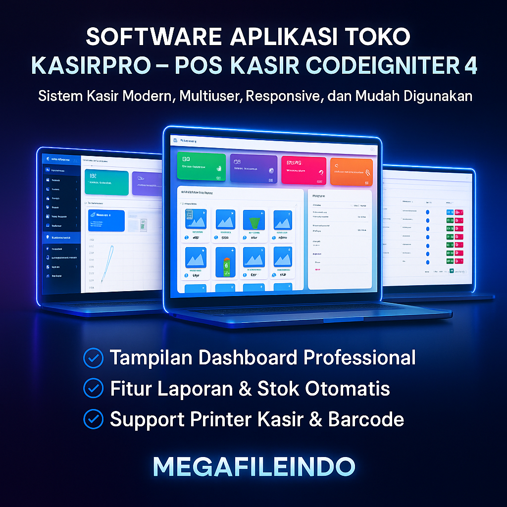 Jual Software Aplikasi Toko KASIRPRO - POS Kasir Codeigniter 4 | Shopee ...