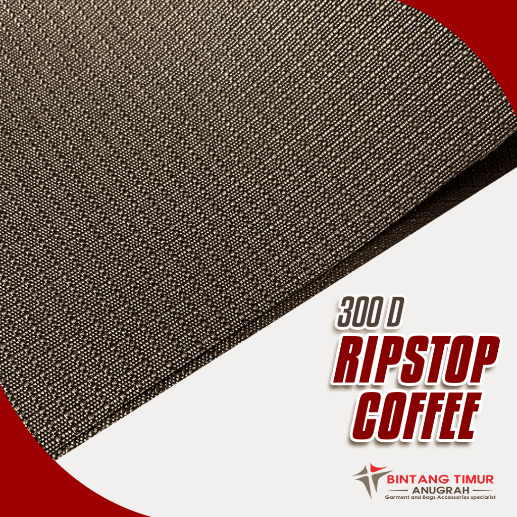 Jual Bahan Kain Tas Ripstop / 300D Ripstop Coffe / Polyester 300D ...