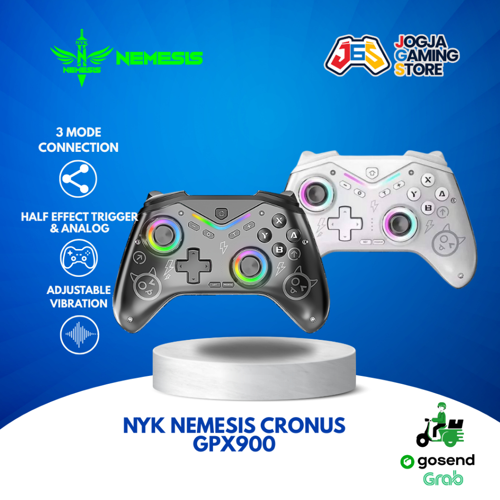 Jual NYK Nemesis Cronus GPX900 GPX-900 RGB LED Wireless Gamepad 3in1 ...