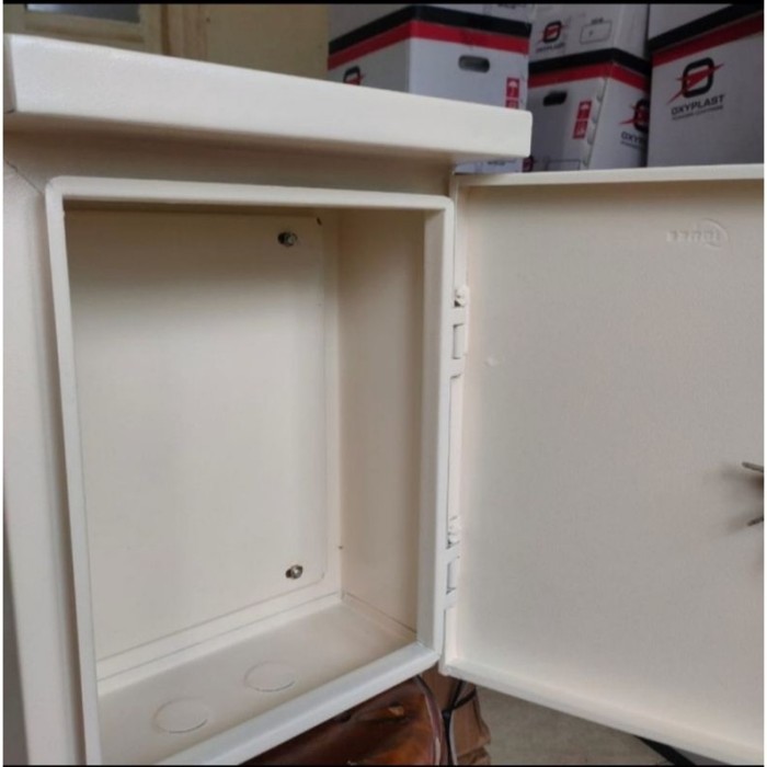 IONEE Box panel listrik outdoor 40 x 60 x 20cm | Besi Cream - foto 3