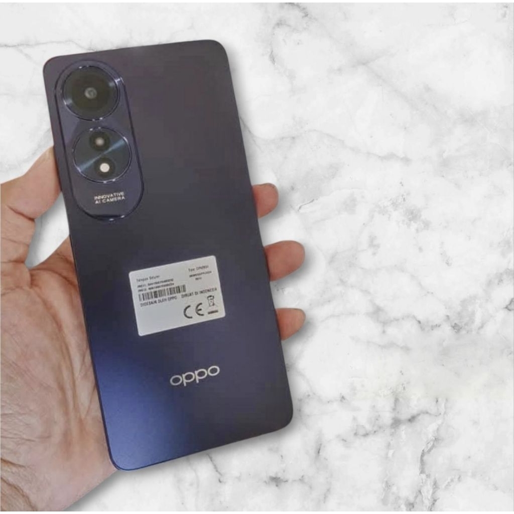 Jual oppo a60 lengkap hp second versi ram8 256gb dan 128gb siap pakai