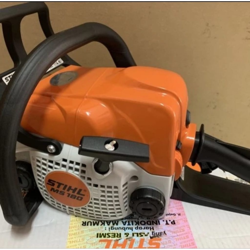 Jual MESIN CHAINSAW STIHL MS 180 16"INCH KOMPLIT DENGAN BAR DAN RANTAI ...