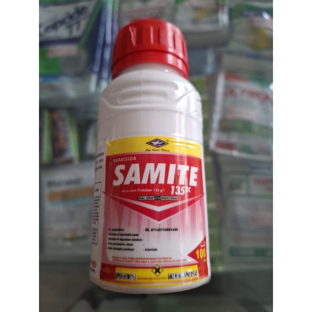 Jual AKARISIDA SAMITE 135EC - 100ML (Tungau, Kutu, Kutu kebul, Thrips ...