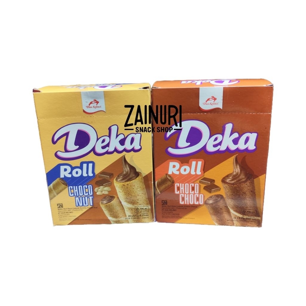 Jual Deka Roll Wafer Stick (Choco Nut / Choco Choco) – Isi 24 pcs ...