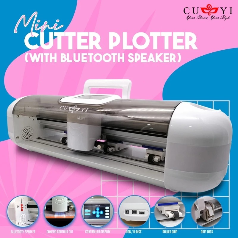 Jual CUYI Mini Cutter Plotter Auto Contour Cutting Camera Sensor untuk ...