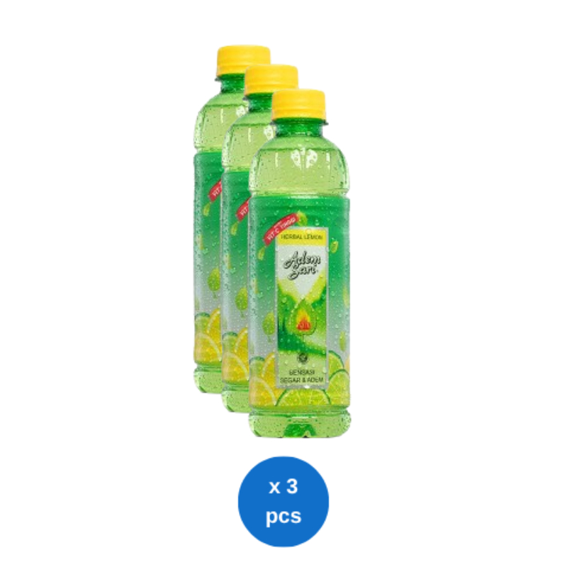 Jual Adem Sari Ching Ku Lemon Botol 350 ml x 3 pcs | Shopee Indonesia