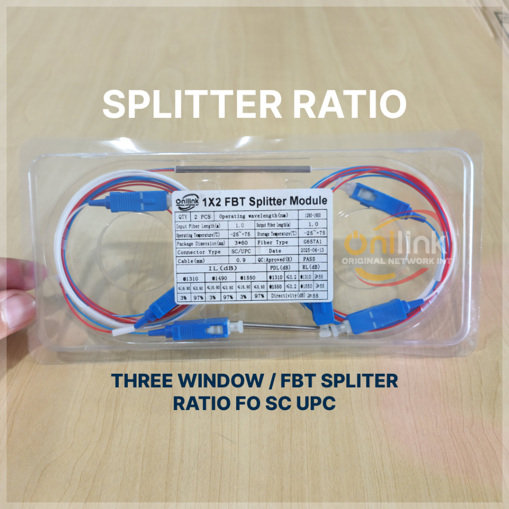 Jual Splitter ratio 1:99 Three window/FBT spliter ratio/coupler rasio ...