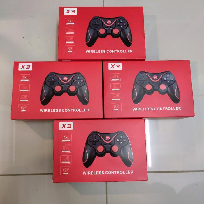 Jual Gamepad Joystick X3 wireless Bluetooth Android IOS Game Mobile ...