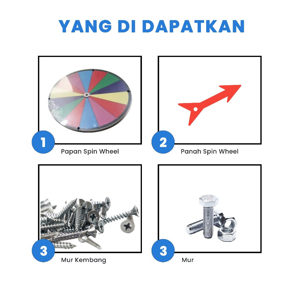 Jual Tripod Spin Wheel Roda Putar Roda Undian Spin Wheels Board Tripot ...
