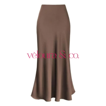 Rok Satin Silk Premium Bahan Lembut Nyaman Dipakai Pinggang Karet