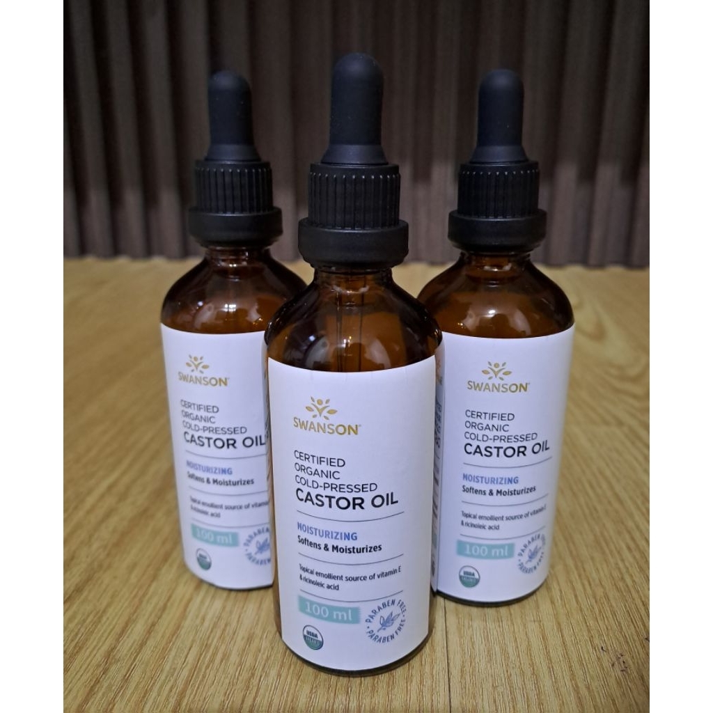 Jual Castor Oil Repack 100 ml - Swanson Organic Cold-pressed USDA ...