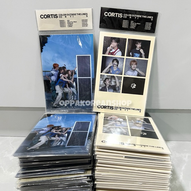 Album Weverse Cortis - 1st EP 'Color Outside The Lines' (2 Versions Set) - Inclut QR Card, Photobook, Photocard Aléatoire - 5
