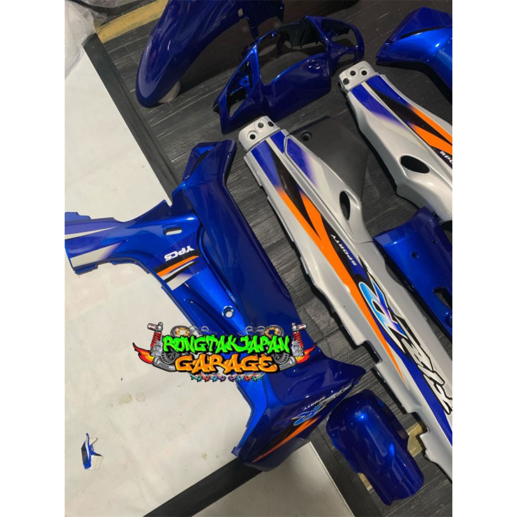 Jual Full Set Bodi Halus Fiz r F1zr Fizr Biru Silver Limited Edition ...