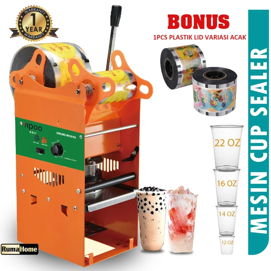 Mesin Press Cup Gelas Sealer