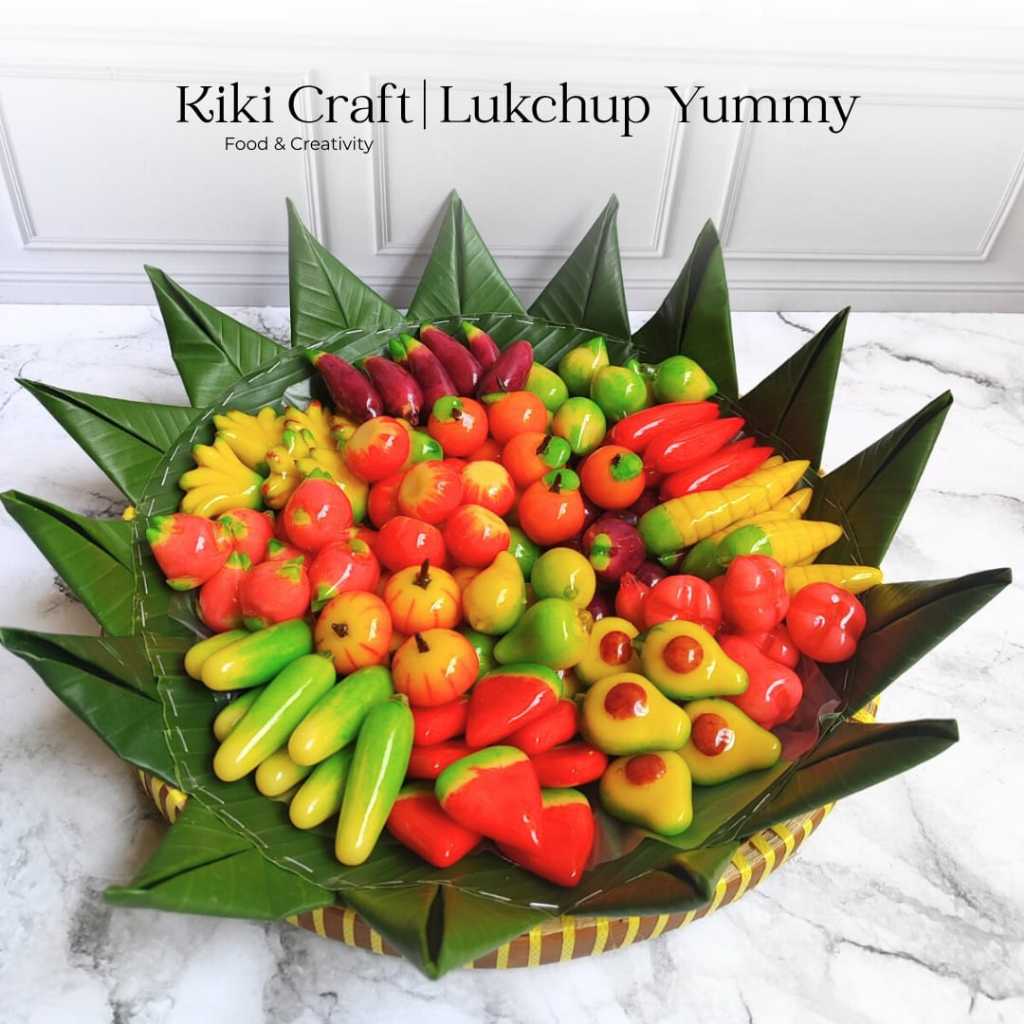 Jual Kue Lukchup / Kue Tampah Kue buah mini thailand Look Chup Dessert ...