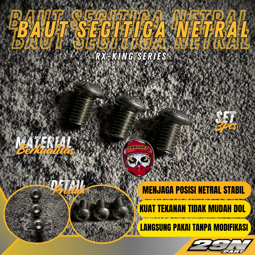 Jual Baut Baud Plug Bind Segitiga Netral Motor RX KING RXKING RXK ...