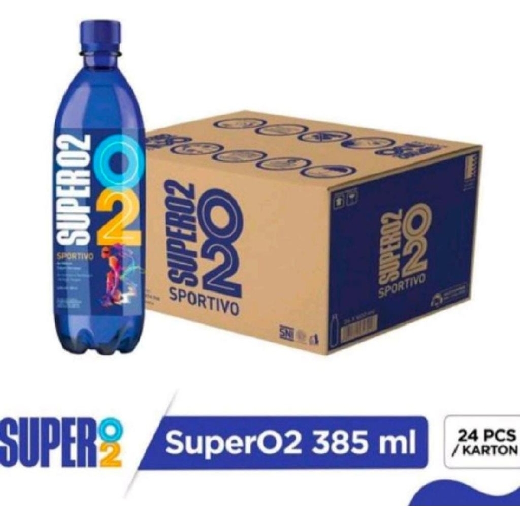 Jual Super02 Air Oxygen 350ml 1 dus 24 botol | Shopee Indonesia