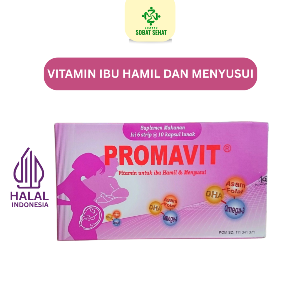 Jual Promavit Tablet - Vitamin Ibu Hamil Dan Menyusui | Shopee Indonesia