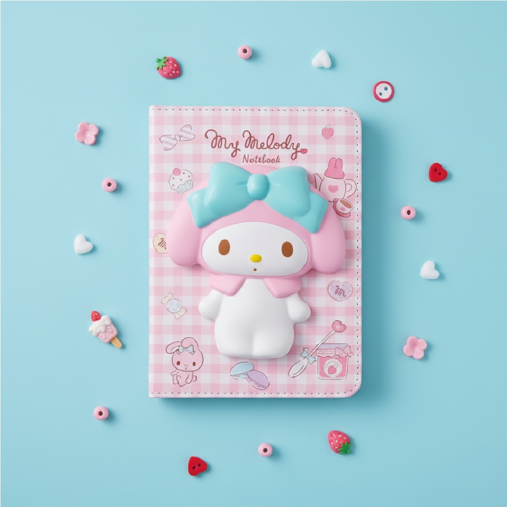 Jual My Melody Squishy Notebook Besar / Buku Catatan/ Memo Squishy ...