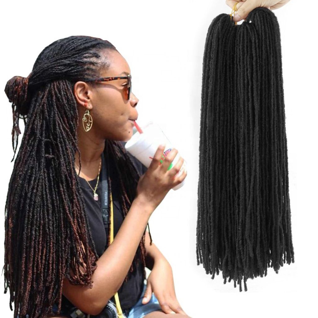 Jual RAMBUT GIMBAL ISI 10 HELAI RAMBUT GIMBAL DREADLOCK RAMBUT GIMBAL ...