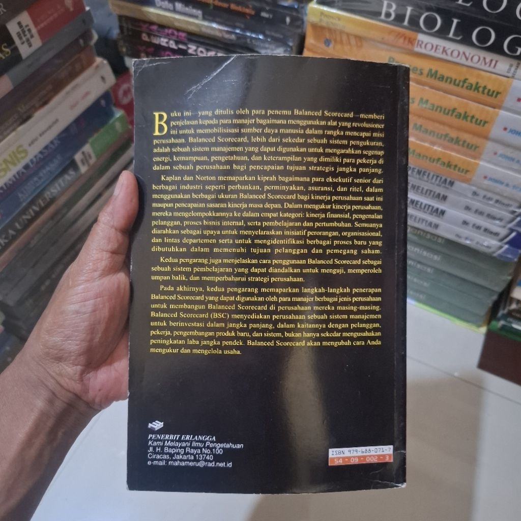 Jual Buku [ORI 100%] BALANCED SCORECARD > Robert S Kaplan | Shopee ...