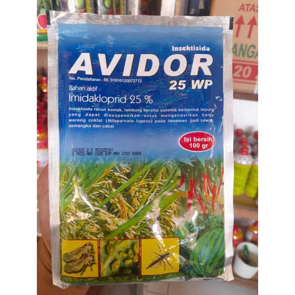 Jual Insektisida Avidor 25 WP imidakloprid 25% isi 100gr | Shopee Indonesia
