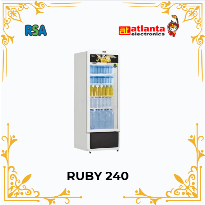 Jual RSA Showcase 1 Pintu 240L RUBY 240 / RUBY240 / RUBY-240 No Frost ...