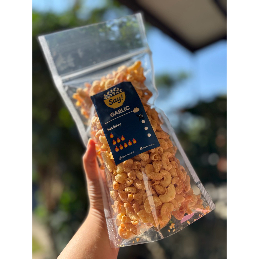Jual Say Macaroni Rasa Bawang Pedas / Non Pedas (200gr) | Shopee Indonesia