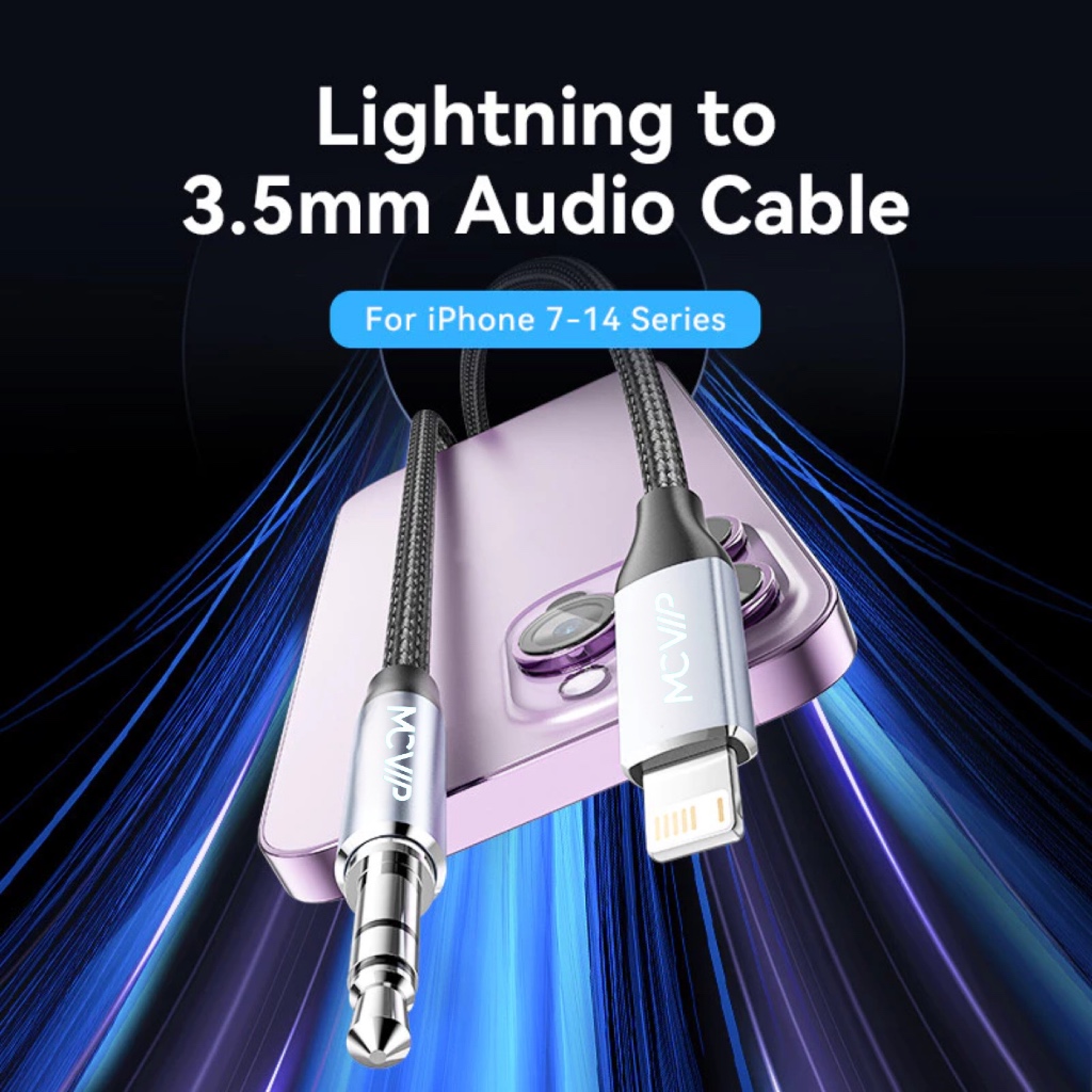 Jual MCVIP Kabel Audio AUX Type C To Jack 3.5mm Male Original Converter ...