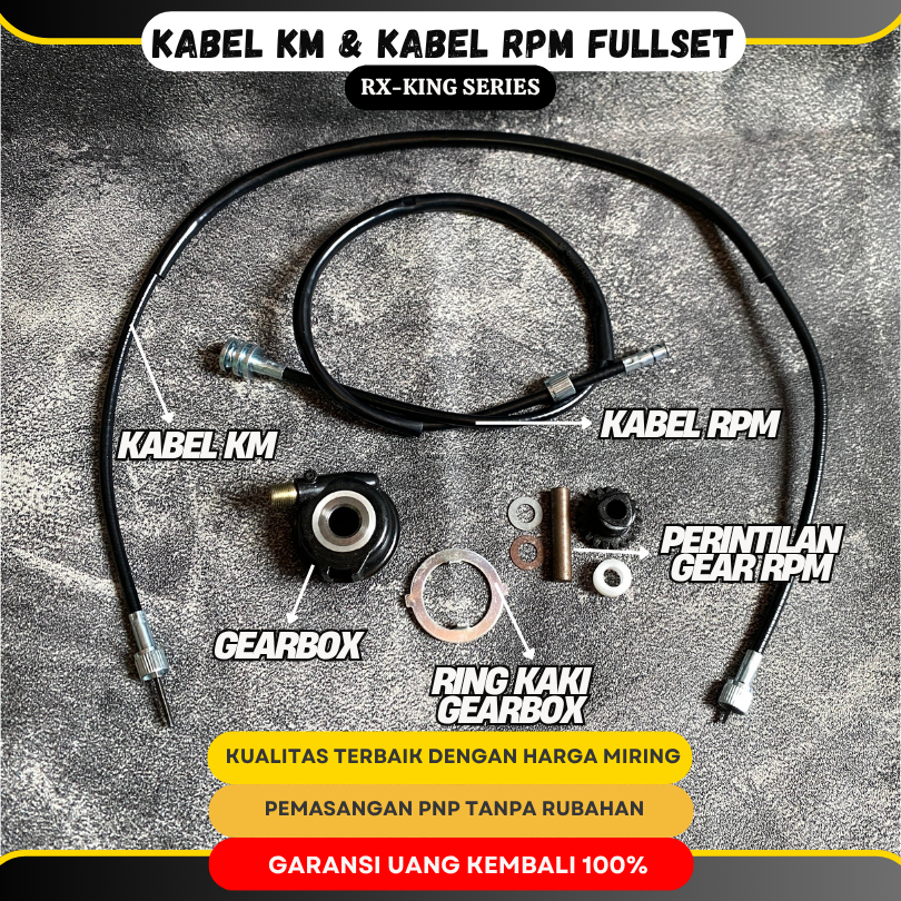 Jual Kabel KM Tachometer Set Kabel KM Kilometer FULLSET Gearbox Gigi ...