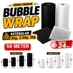 Instan 24 Jam Bubble Wrap 125 cm x 50 m Roll Hitam Bening 30 cm 40 cm 60 cm 2 Kg 3 Kg 2,5 Kg Tebal Gratis Ongkir Instan Surabaya Sidoarjo