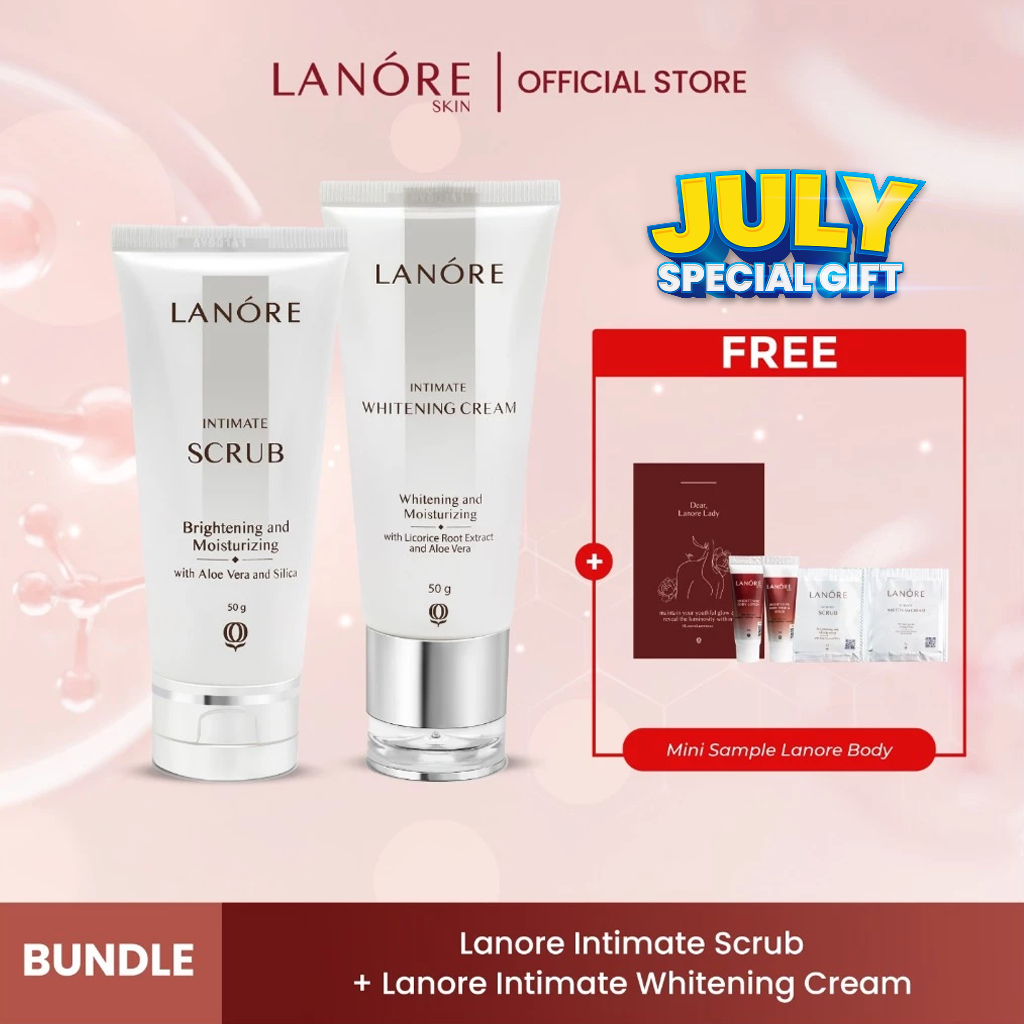 Jual Paket Lanore Intimate Whitening Scrub & Lanore Intimate Whitening ...