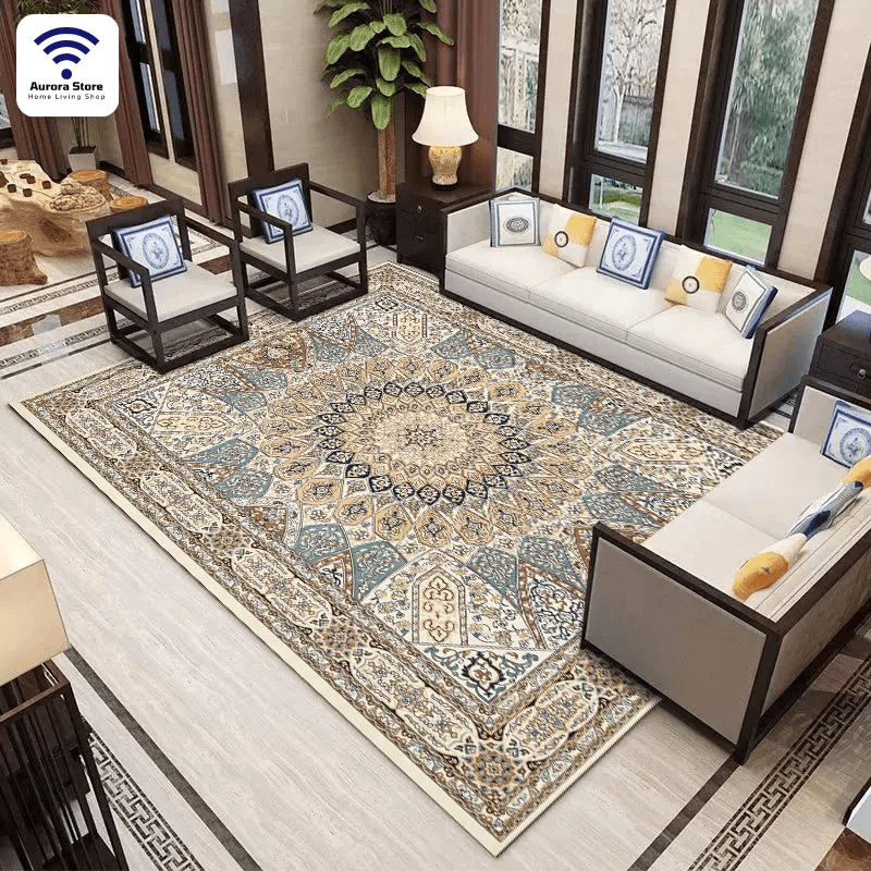 AuroraStore Karpet Lantai Polyester Glossy Uk200cmx300cm / Karpet Tamu Karpet Lantai Kamar Mewah