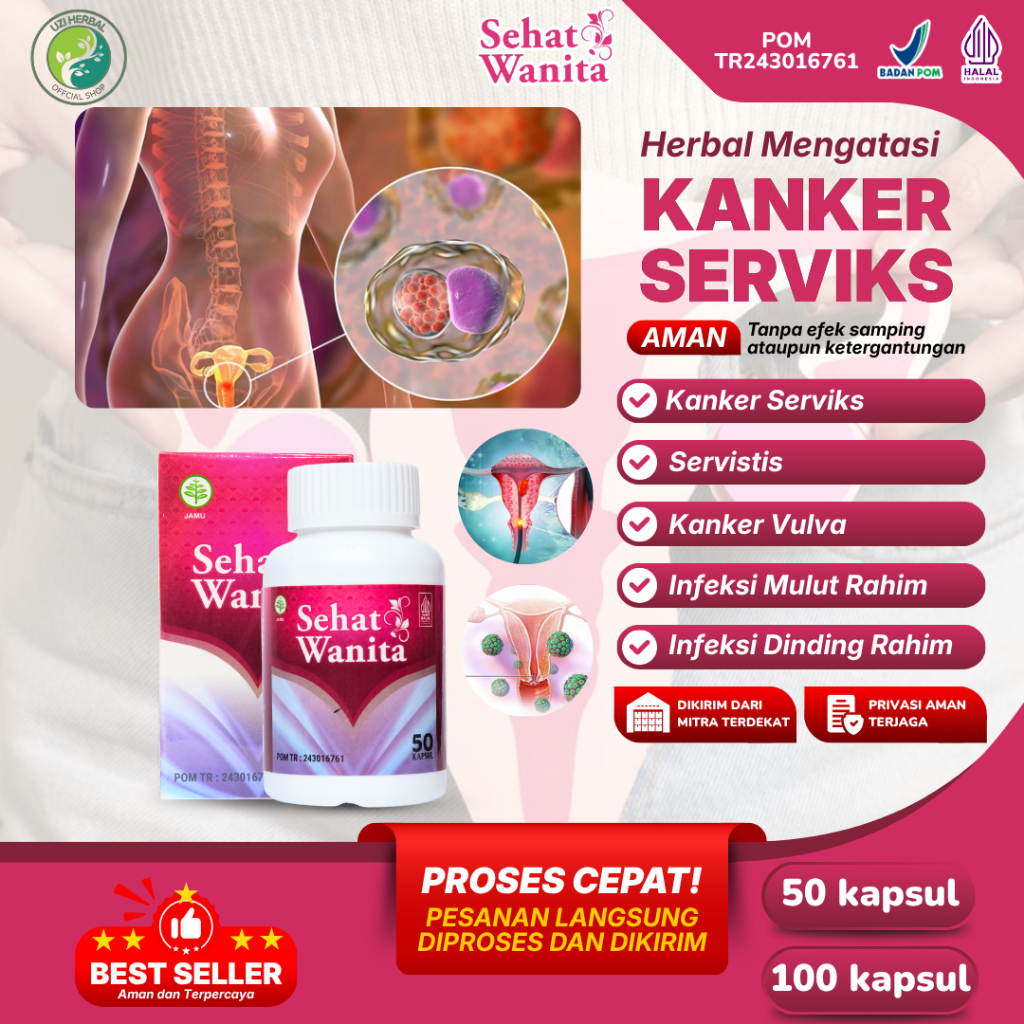Sehat Wanita Obat Herbal Kanker Serviks, Servisitis, Kanker Vulva, Infeksi Mulut Rahim, Infeksi Dinding Rahim - Sehat Wanita Murah Paling Ampuh Namun Tergantung Kondisi Tubuh