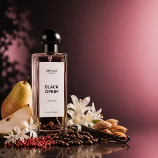 Dnyuna Le Parfum Black Opium Parfum Refill Wanita Tahan Lama Amber Vanilla Gourmand Coffee Series A340