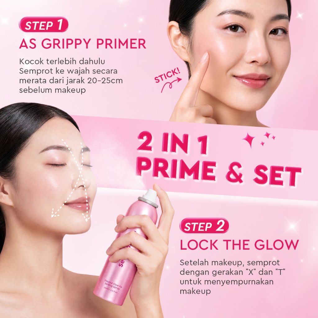 [Yesaya's Pick] Sea Makeup Stayput Glow Fix Setting Spray 100ml foto 2