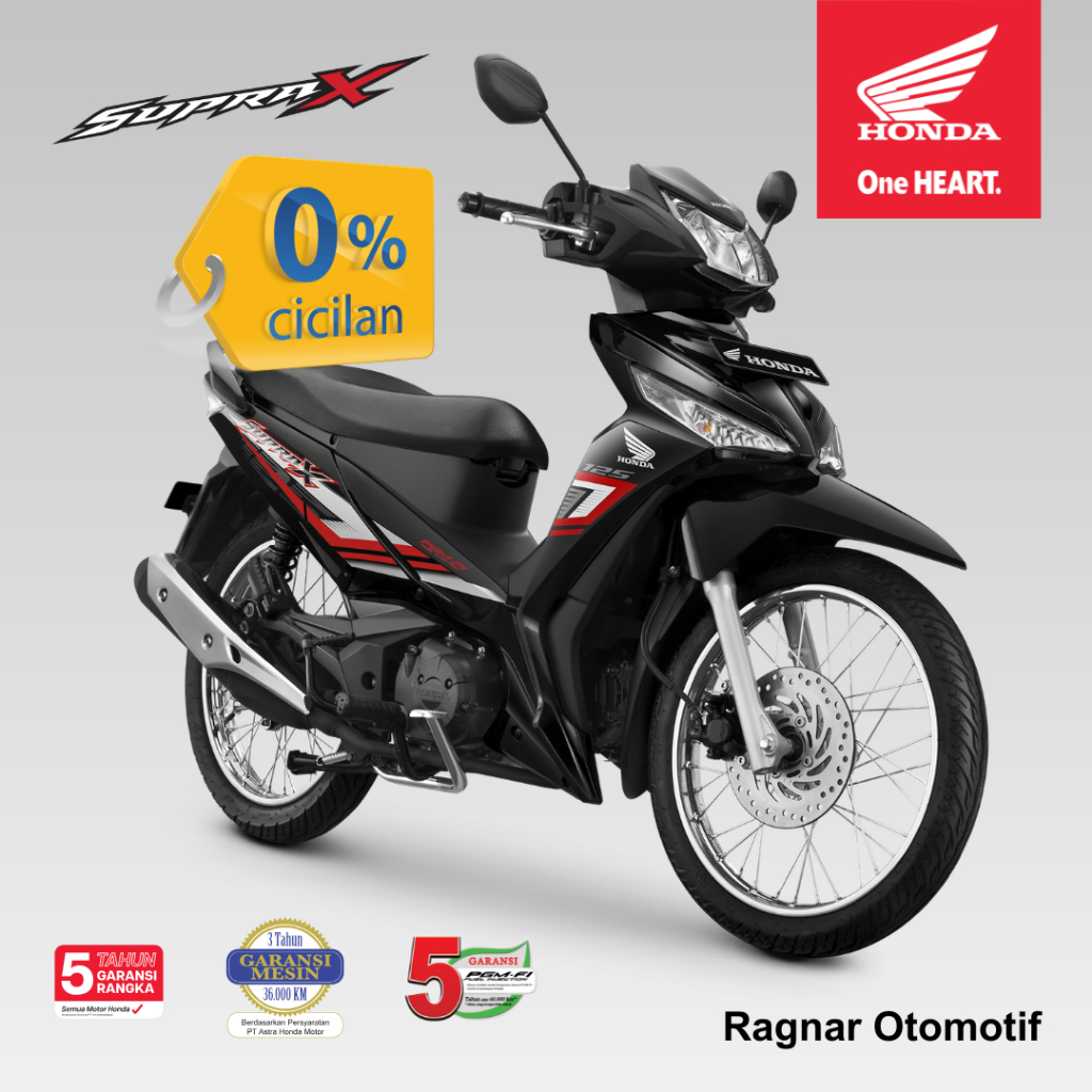Sepeda Motor Honda Supra X 125 Baru New Asli Original Bergaransi Resmi 100%