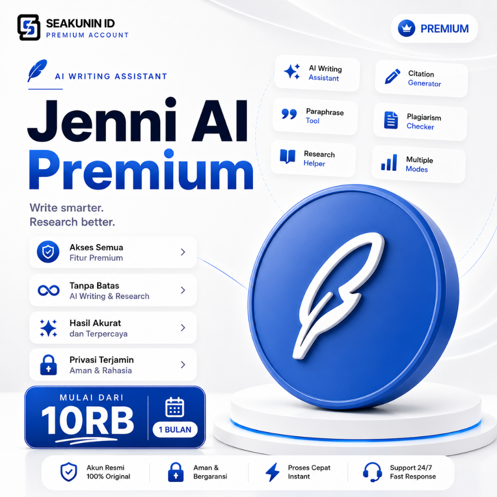 Jenni Ai Premium 1 Tahun Unlimited Writing Private