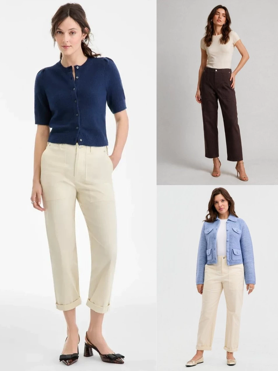 Celana Panjang Wanita Saku Utility ONT Women's Straight Leg Patch-Pocket Pants - 2986