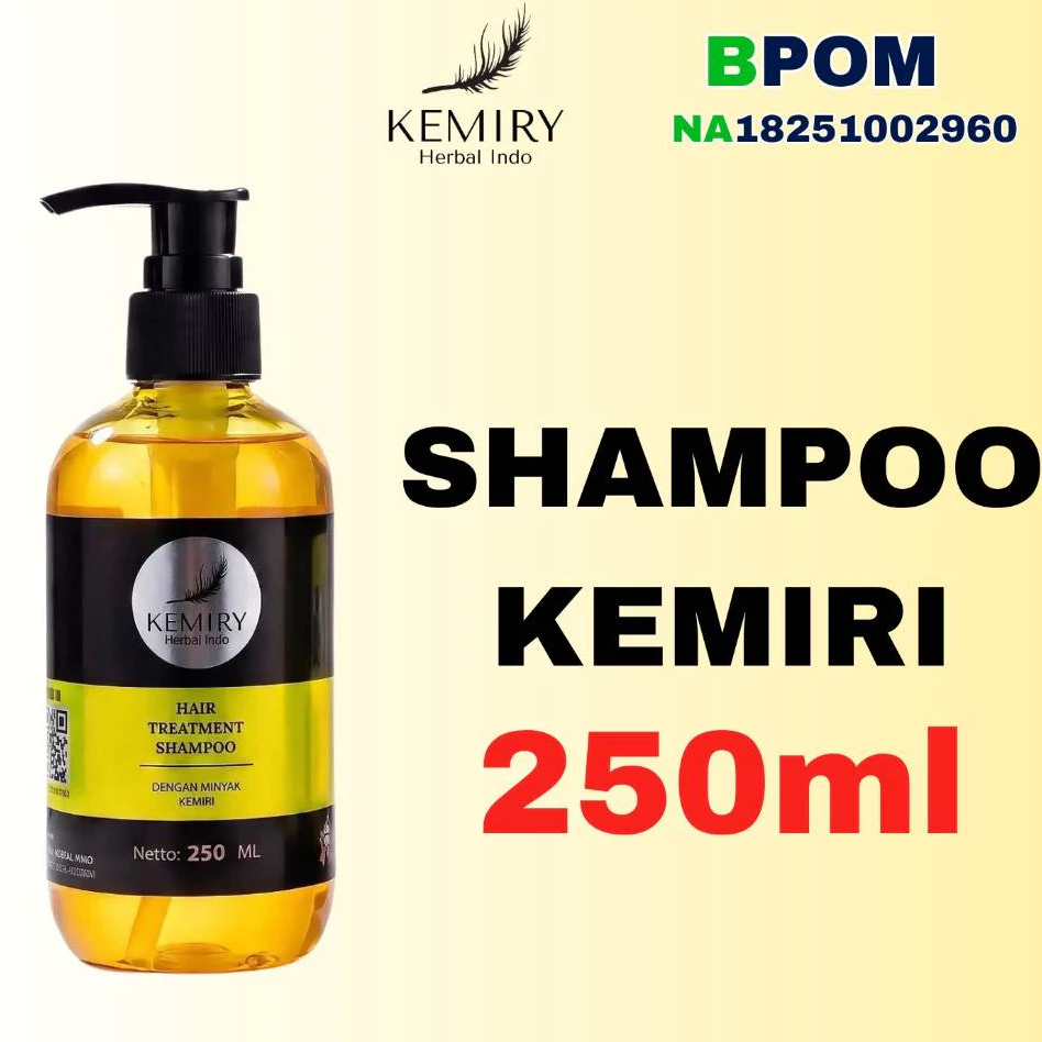 Review Shampoo Kemiri Bakar Penumbuh Rambut Rontok Anti Ketombe | Rp59.480