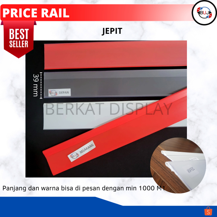 Jual LABEL HARGA JEPIT - PRICE TAG - PRICE RAIL - MIKA HARGA INDOMARET ...