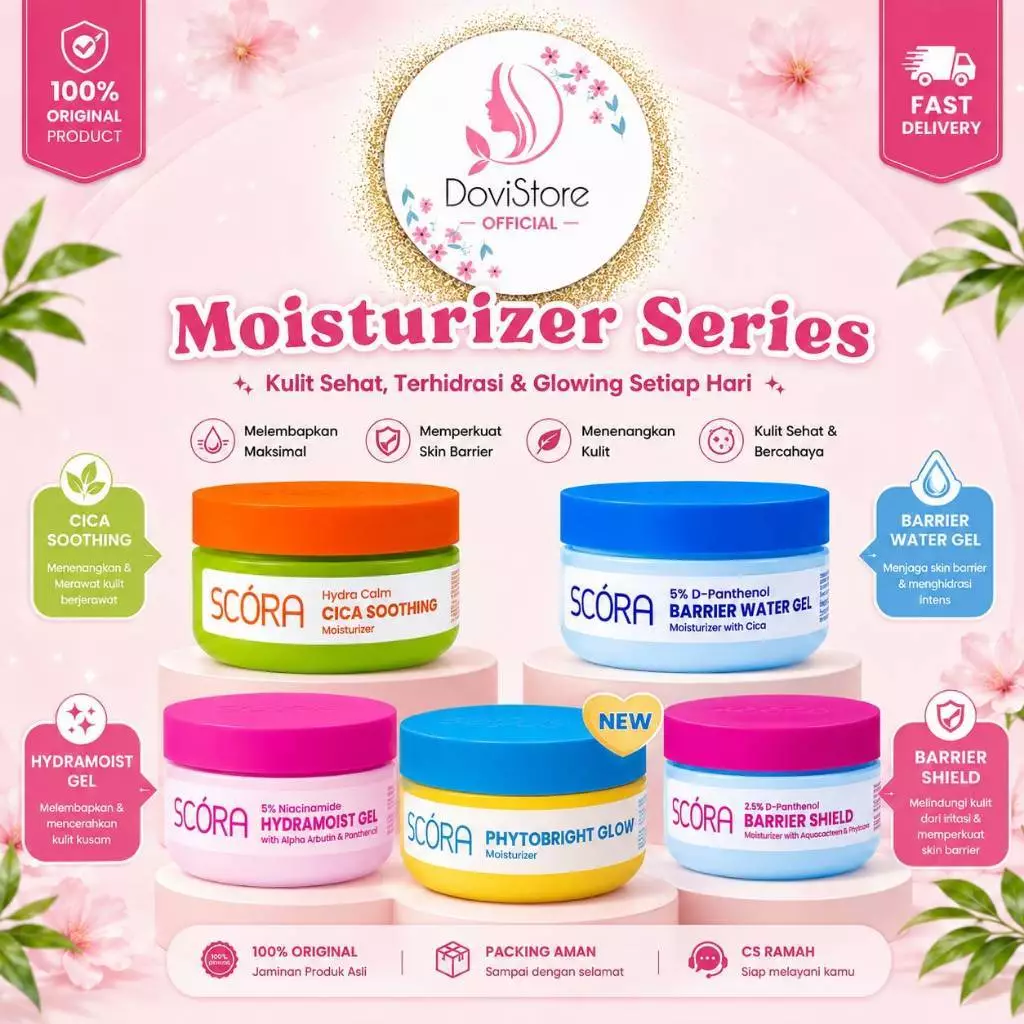 SCORA Moisturizer All Varian - Melembapkan Kulit Menjaga Skin Barrier
