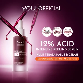 YOU 12% ACID INTENSIVE PEELING SERUM AHA BHA PHA Serum Eksfoliasi Untuk Kulit Cerah dan Halus