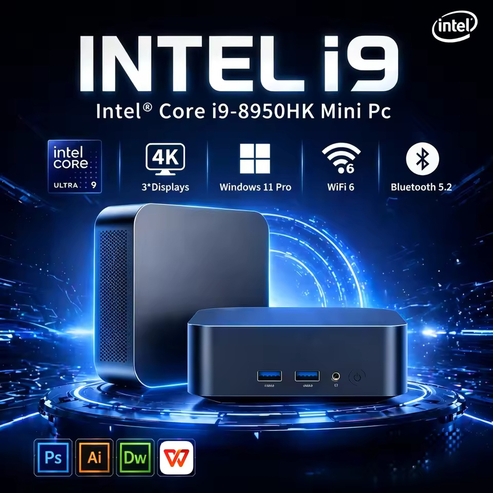 Jual Mini PC Intel Core i9‑8950HK RAM 16GB SSD 1TB Windows 11 Pro WiFi ...